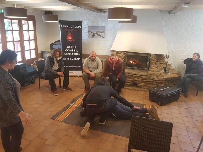 Formation aux gestes de premiers secours en salle